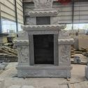 通辽 芝麻灰高档墓碑、土墓，一套也支持定做