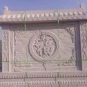 通辽 芝麻白花岗岩屏风，照壁，影壁