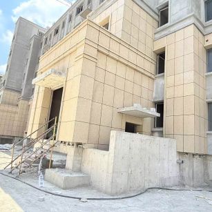 通辽 黄金麻干挂，工地实拍