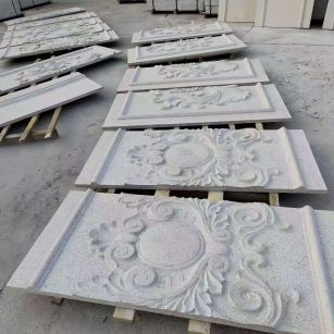 通辽 芝麻白干挂雕花板