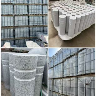 通辽 芝麻白花岗岩挡车柱、隔离柱多少钱