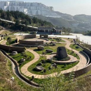 通辽仿古石铺装整体效果