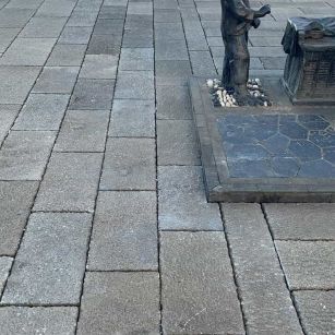 通辽仿古石铺装效果