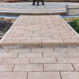 通辽仿古石铺装效果