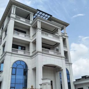 通辽芝麻白别墅干挂效果展示