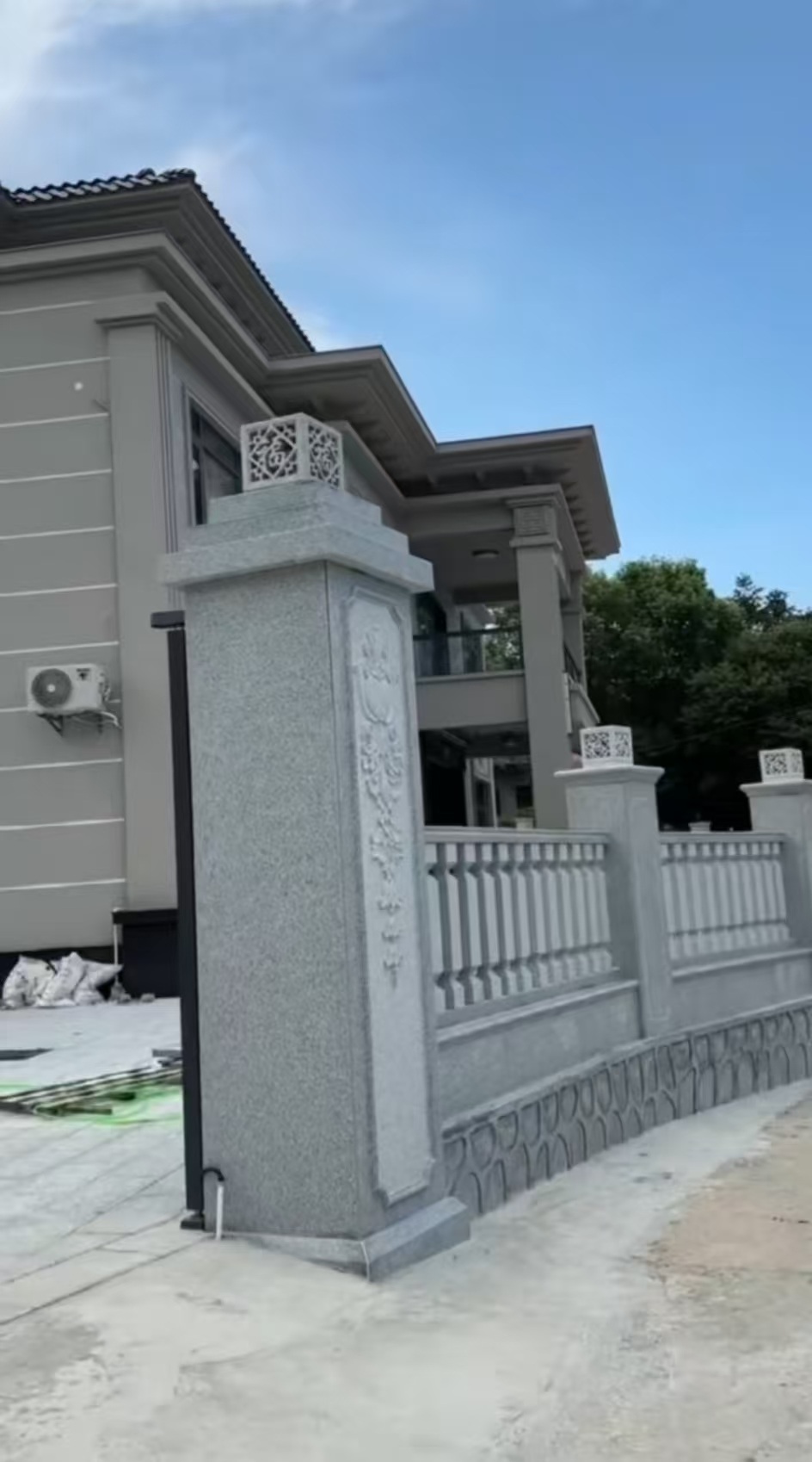 通辽 芝麻白别墅围墙栏杆，私人订制
