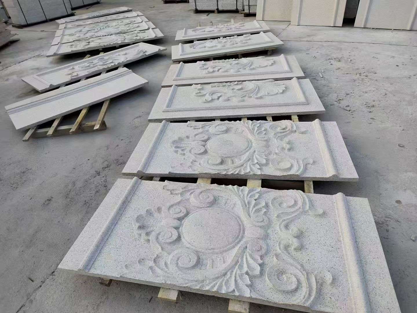 通辽 芝麻白干挂雕花板