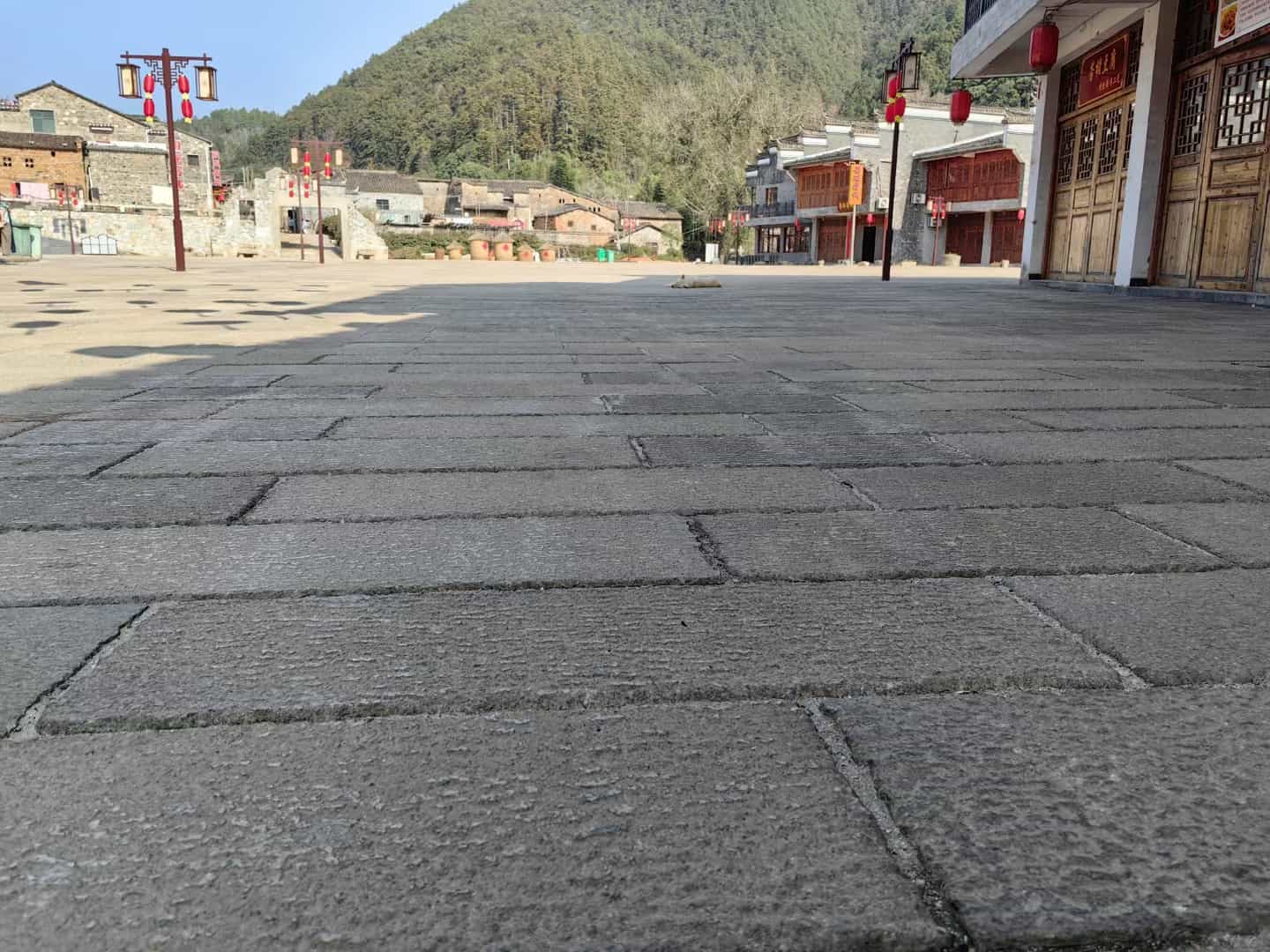 通辽仿古石铺装效果