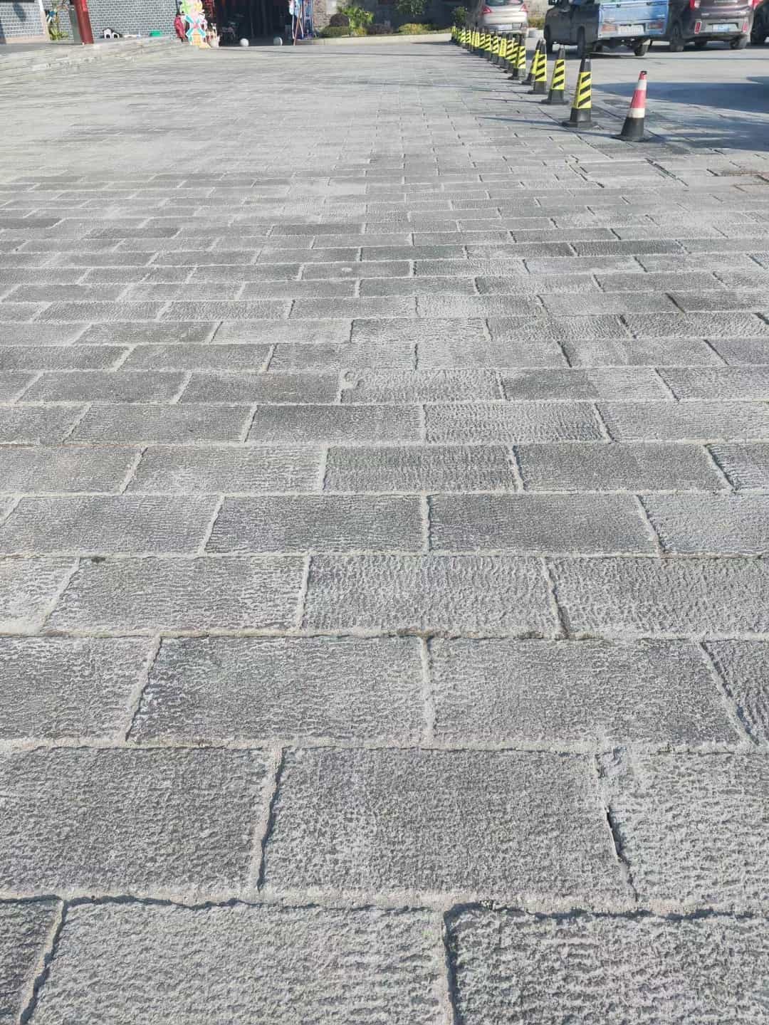 通辽仿古石铺装效果