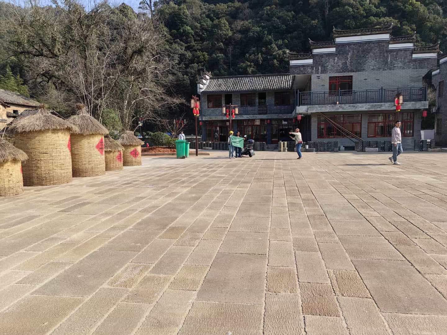 通辽仿古石铺装效果