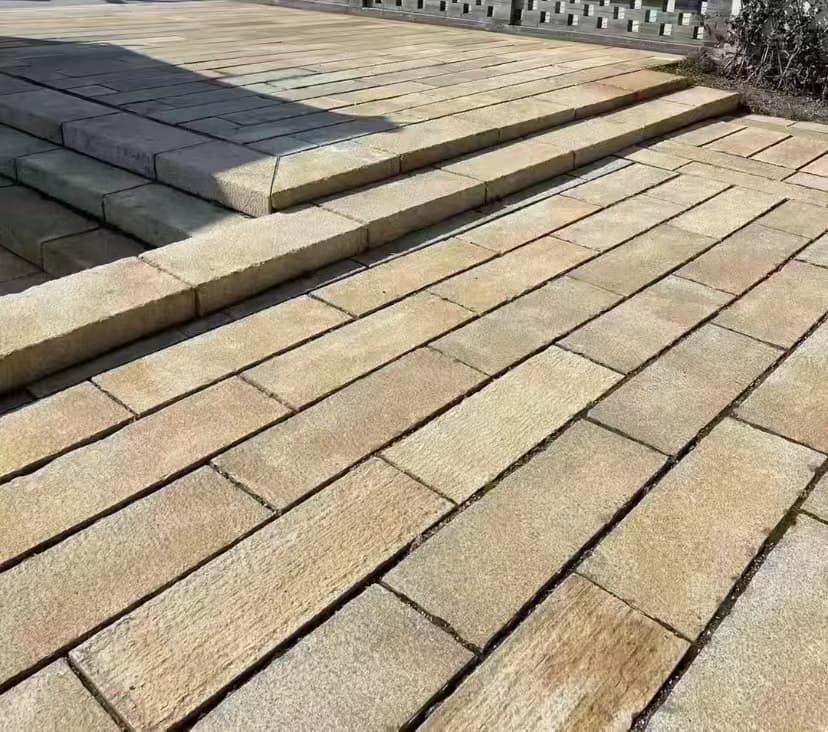 通辽仿古石铺装效果