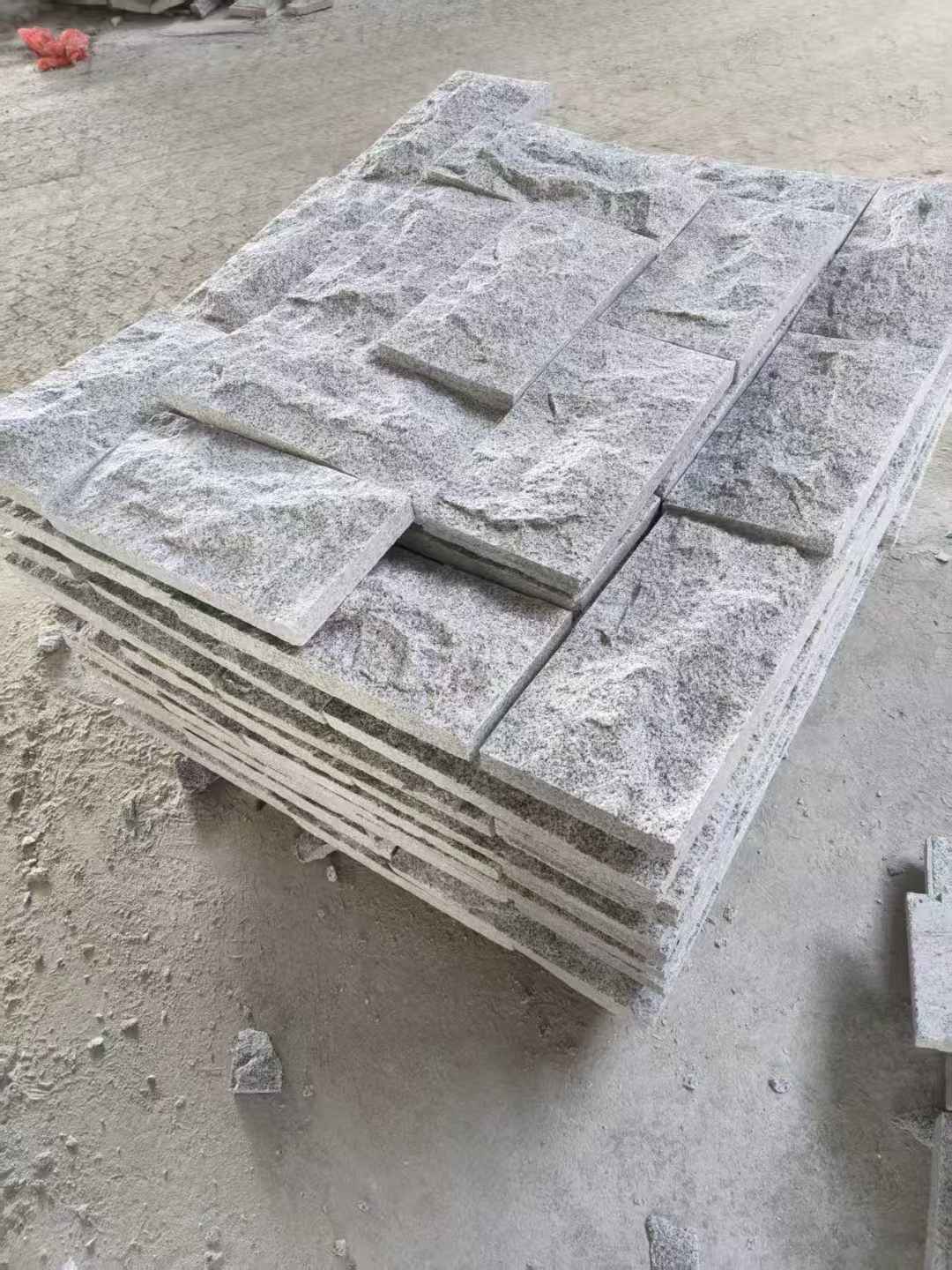 通辽 芝麻白蘑菇石、自然面