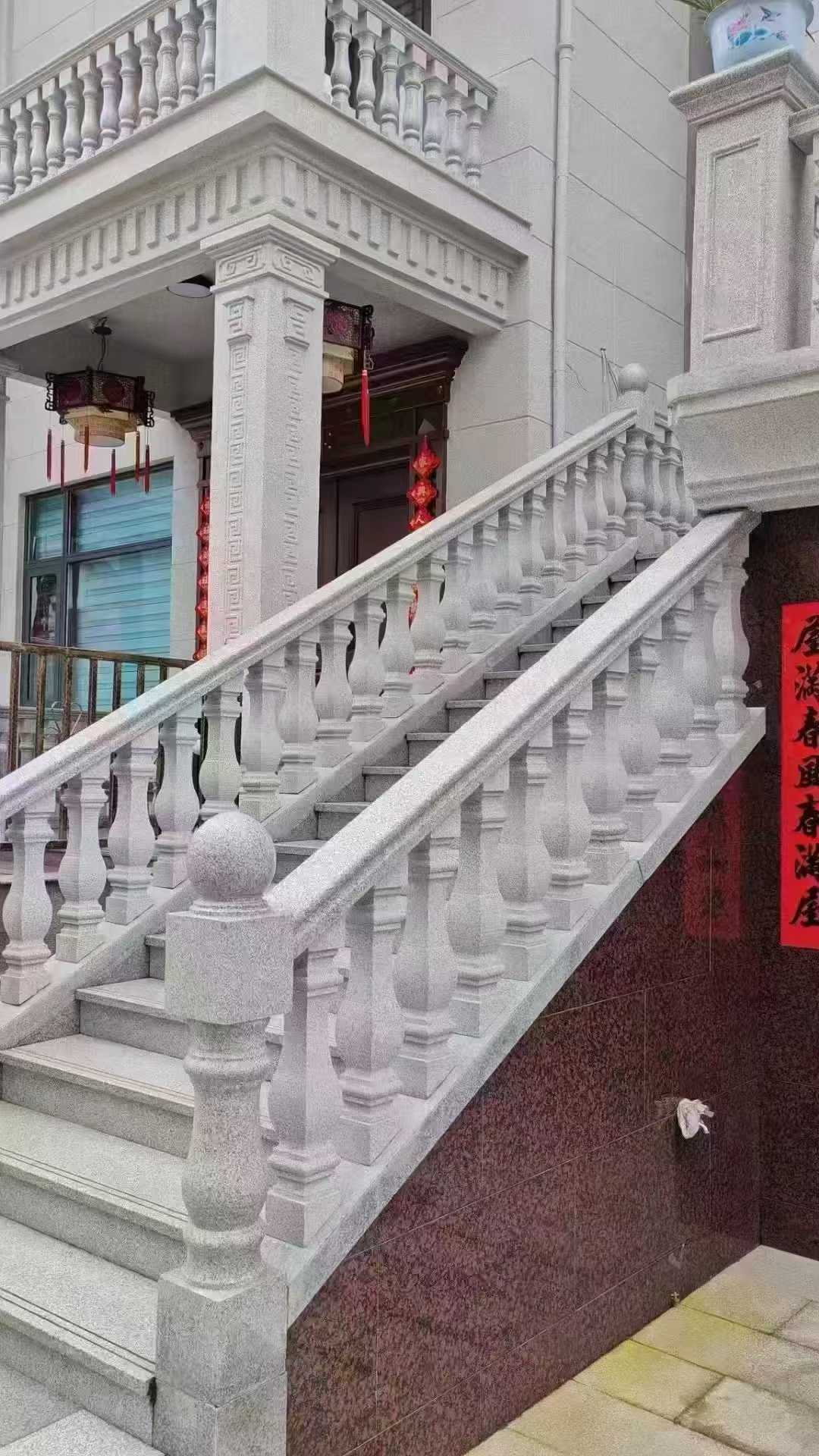 通辽 天然石材 阳台庭院护栏、栏杆