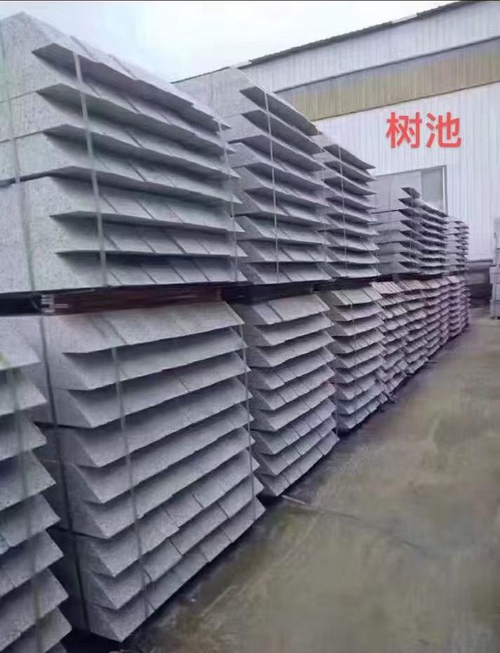 通辽 芝麻灰切头树池